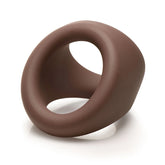 JOCK SILICONE COCK & BALL RING - DARK